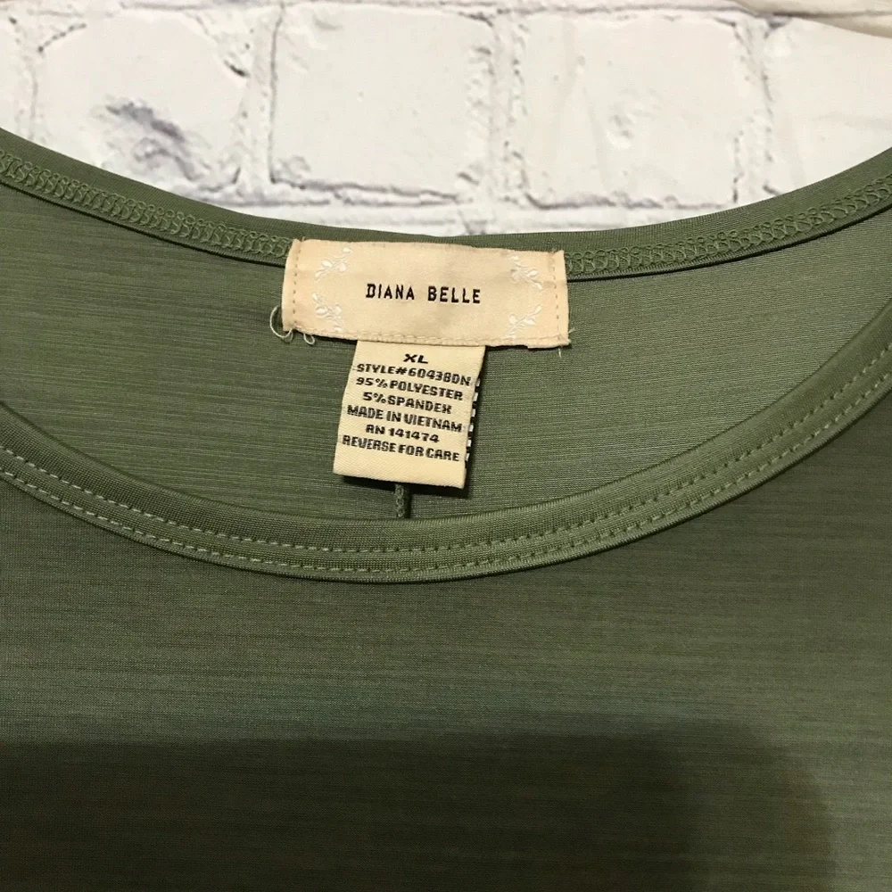 Olive Ruffle Top - Picture 7 of 7